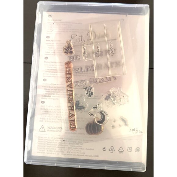 Stampin Up! Holiday Invitation Clear mount Stamps Set 135074 Thinlet - Picture 7 of 7